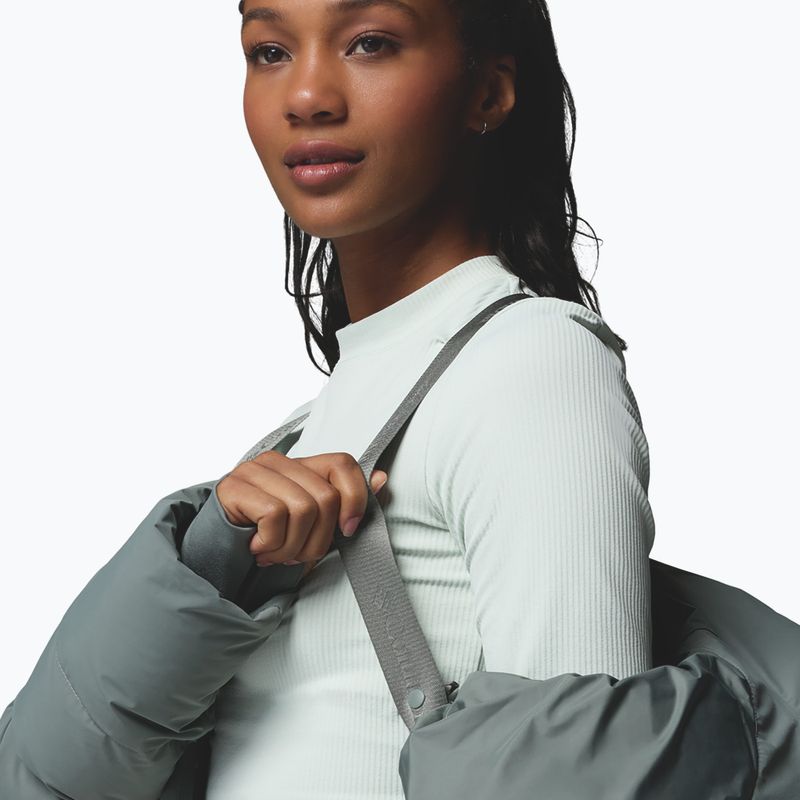 Dámská péřová bunda Columbia Amaze Puff Mid Hooded sedona sage 8