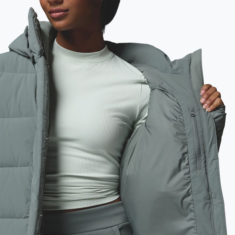 Dámská péřová bunda Columbia Amaze Puff Mid Hooded sedona sage 9