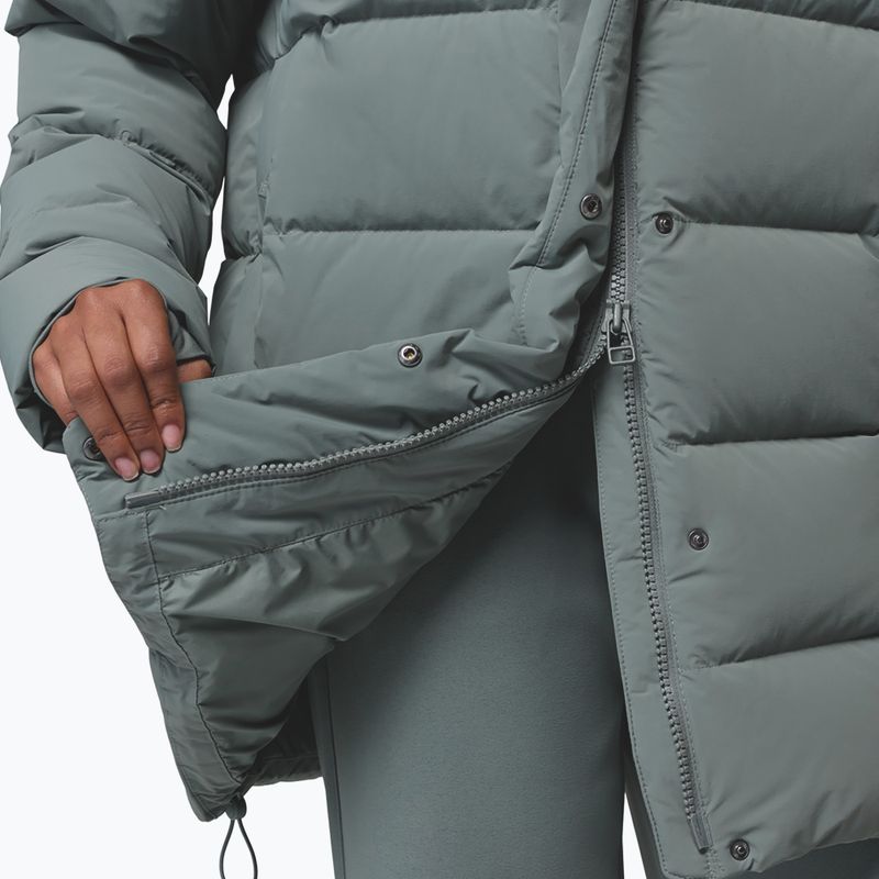 Dámská péřová bunda Columbia Amaze Puff Mid Hooded sedona sage 13