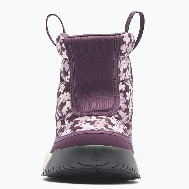 Dětské sněhule Columbia Youth Snowtrot Mid Dusty Purple/Dusty Purple Posies 3