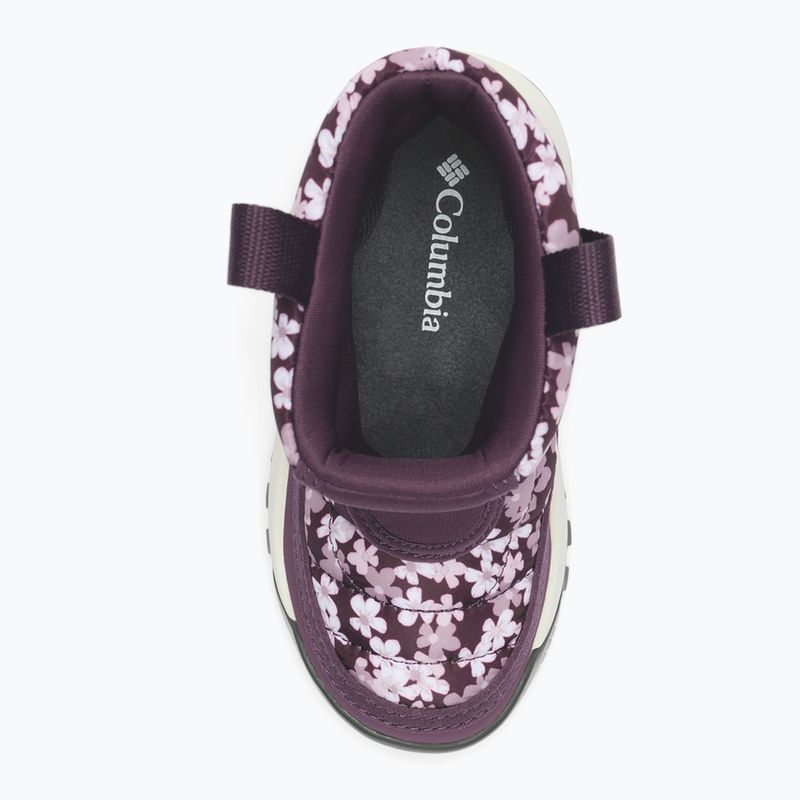 Dětské sněhule Columbia Youth Snowtrot Mid Dusty Purple/Dusty Purple Posies 4