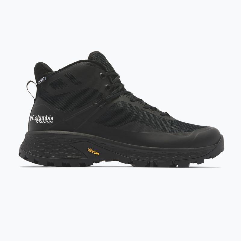 Pánské trekové boty Columbia Tellurix Titanum Outdry Mid black/black