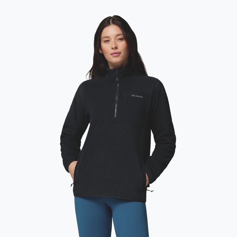 Dámská fleecová mikina Columbia Pacific Arch 200 Half Zip Fleece Black