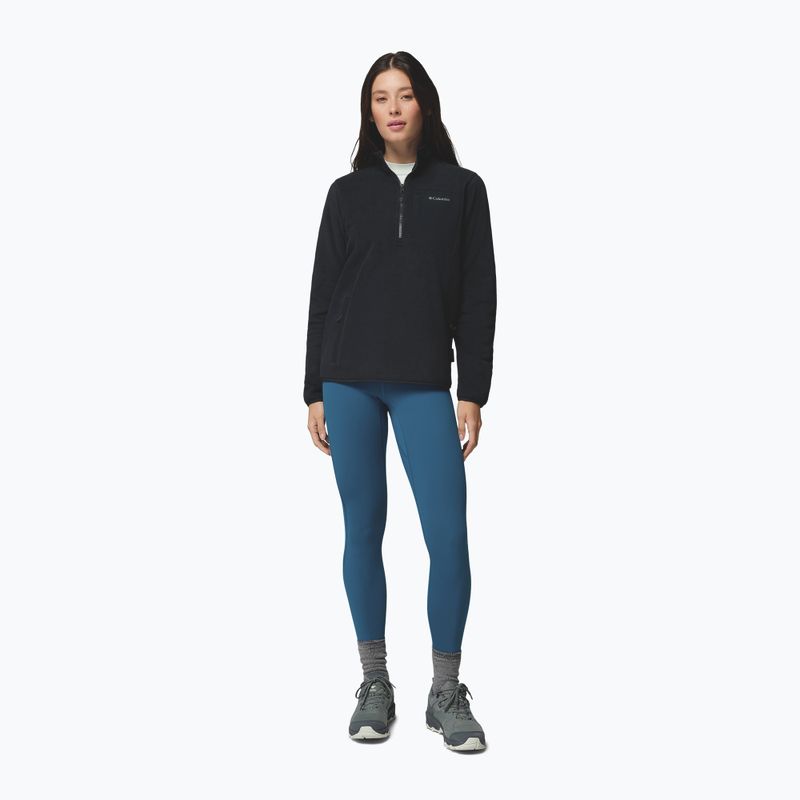 Dámská fleecová mikina Columbia Pacific Arch 200 Half Zip Fleece Black 2