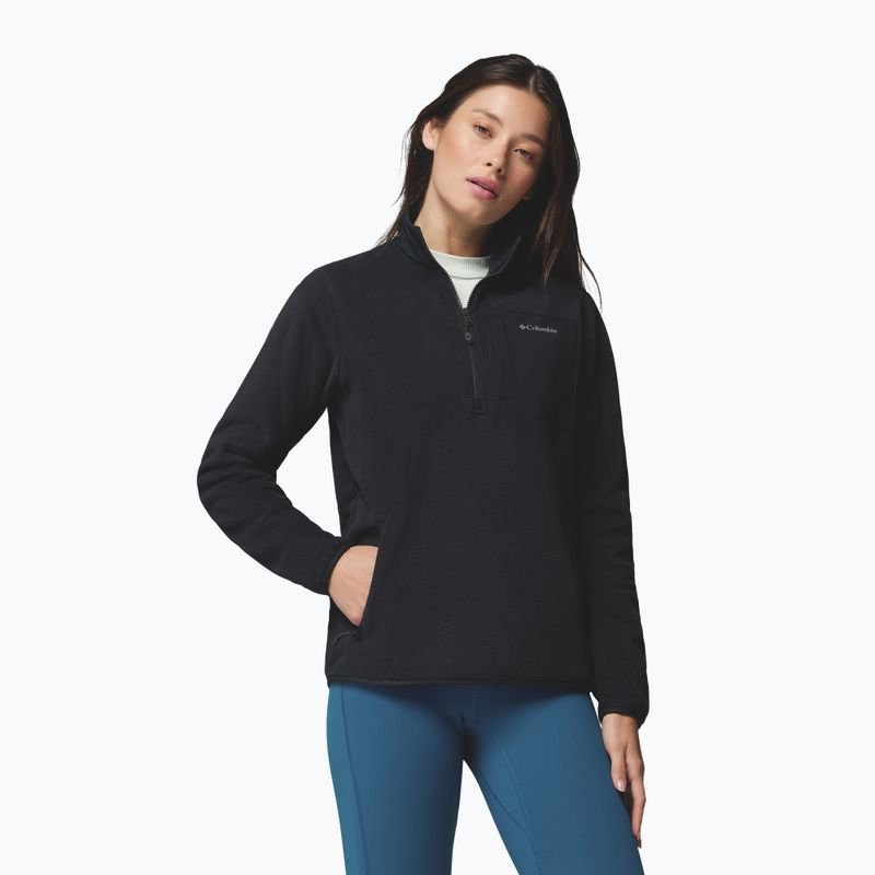 Dámská fleecová mikina Columbia Pacific Arch 200 Half Zip Fleece Black 5
