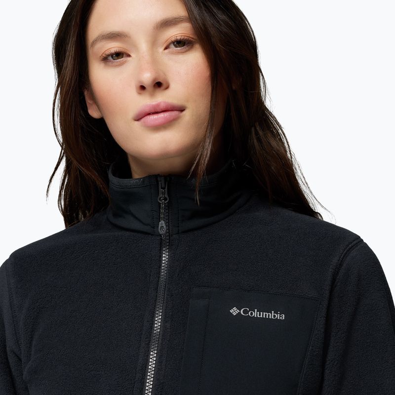 Dámská fleecová mikina Columbia Pacific Arch 200 Half Zip Fleece Black 6