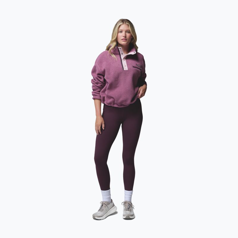 Dámská fleecová mikina Columbia Helvetia II Cropped Half Snap Fleece antique mauve/mineral pink 2