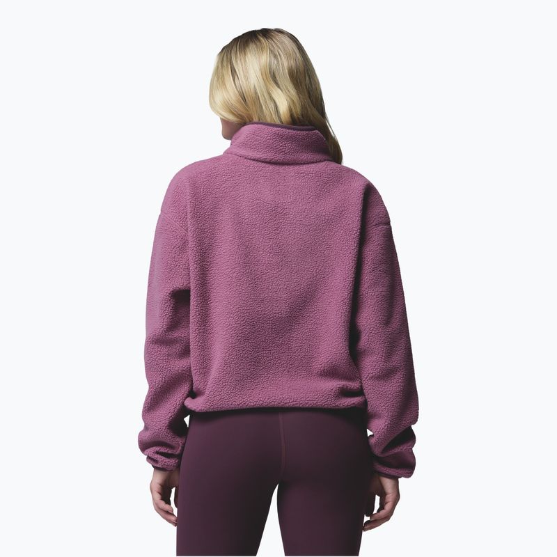 Dámská fleecová mikina Columbia Helvetia II Cropped Half Snap Fleece antique mauve/mineral pink 3