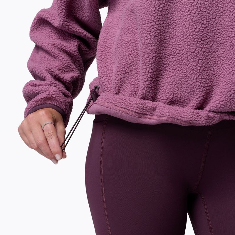 Dámská fleecová mikina Columbia Helvetia II Cropped Half Snap Fleece antique mauve/mineral pink 6