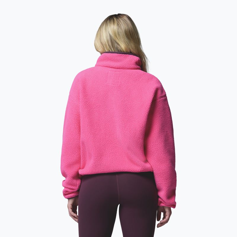 Dámská fleecová mikina Columbia Helvetia II Cropped Half Snap Fleece nico/dark stone 3