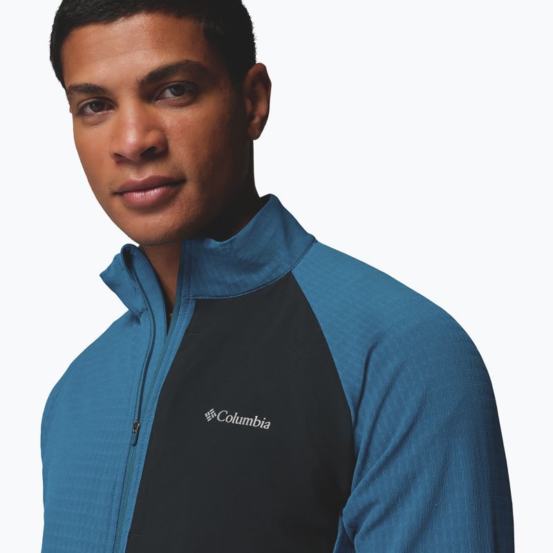 Pánská fleecová mikina Columbia Superior Summit Grid Full Zip phoenix blue 7