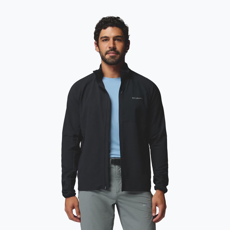 Pánská fleecová mikina Columbia Superior Summit Grid Full Zip black 4