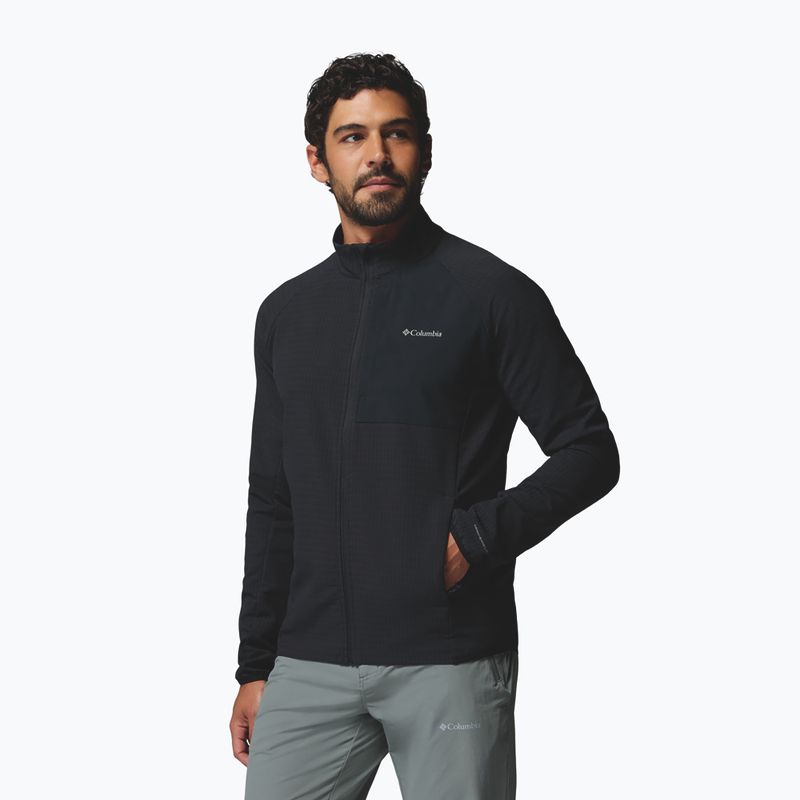 Pánská fleecová mikina Columbia Superior Summit Grid Full Zip black 5