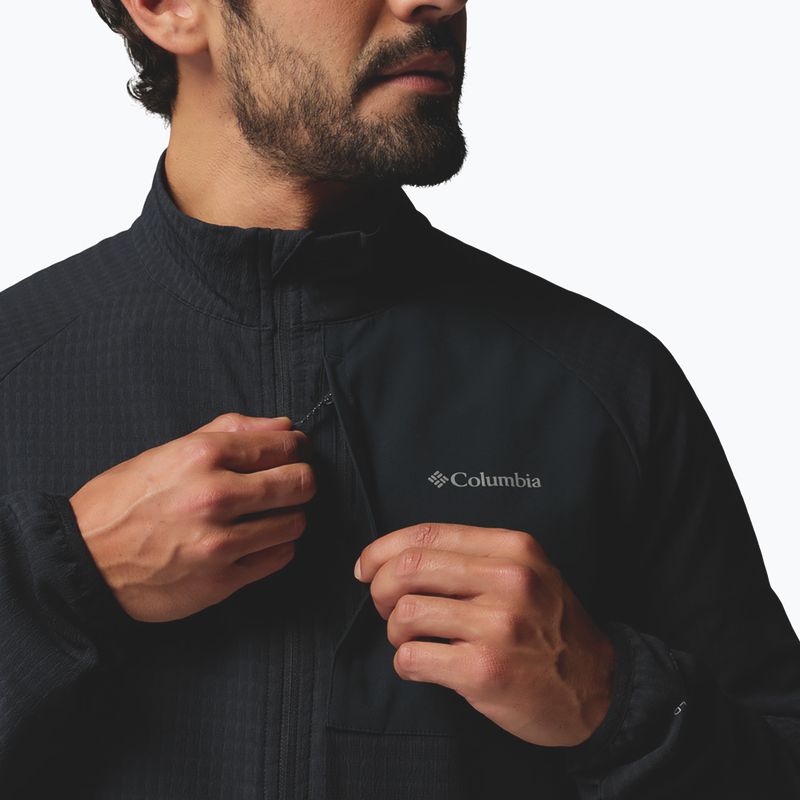 Pánská fleecová mikina Columbia Superior Summit Grid Full Zip black 7