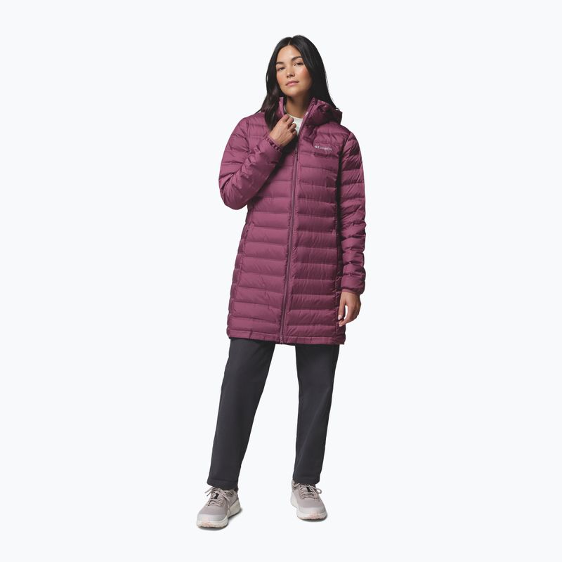 Dámská péřová bunda Columbia Lake 22 II Down Long Hooded antique mauve 2