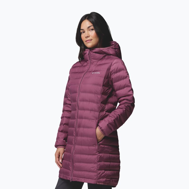 Dámská péřová bunda Columbia Lake 22 II Down Long Hooded antique mauve 4