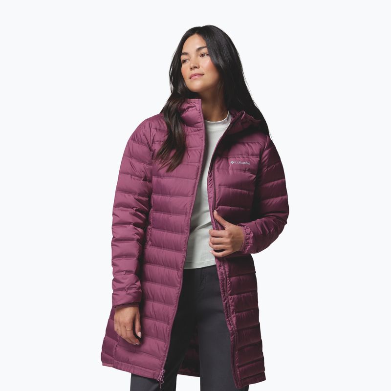 Dámská péřová bunda Columbia Lake 22 II Down Long Hooded antique mauve 5