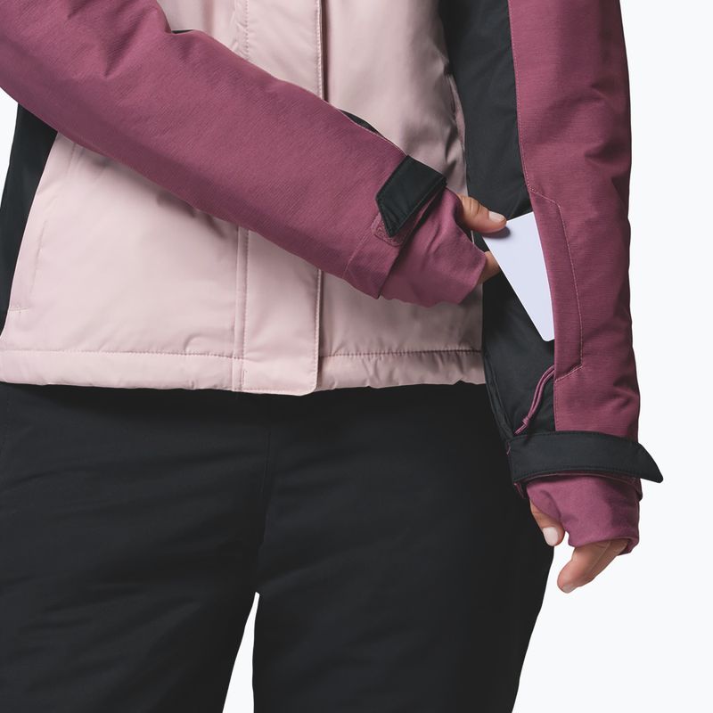 Dámská lyžařská bunda Columbia Snowy Summit Ins mineral pink/black/antique mauve x dye 10