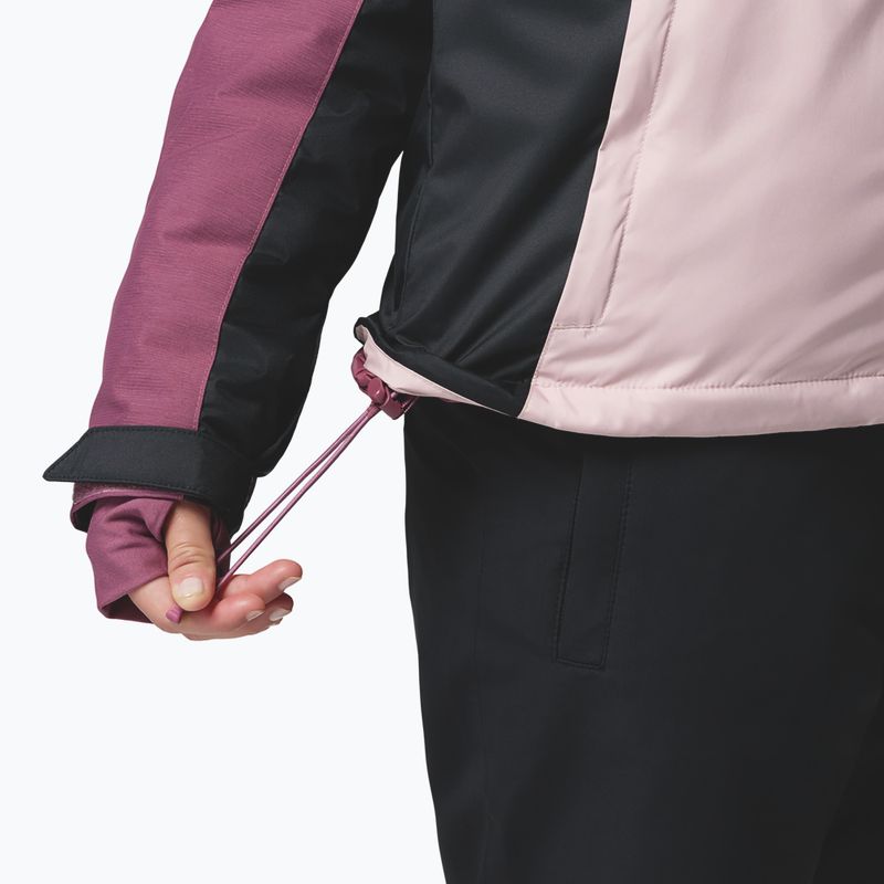 Dámská lyžařská bunda Columbia Snowy Summit Ins mineral pink/black/antique mauve x dye 11