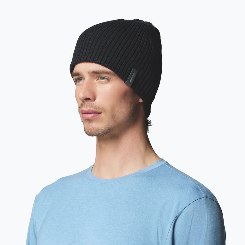 Zimní čepice Columbia Cedar Lake black heather 2