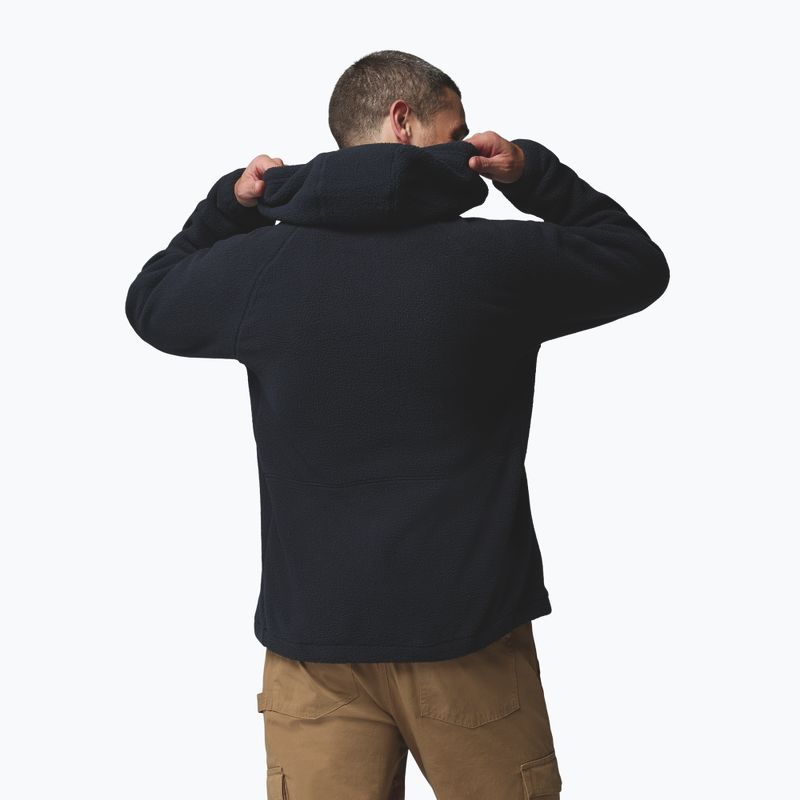 Pánská fleecová mikina Columbia Timber Crest MTR Fleece Hoodie black 3