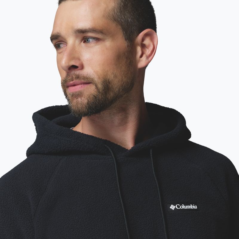 Pánská fleecová mikina Columbia Timber Crest MTR Fleece Hoodie black 5