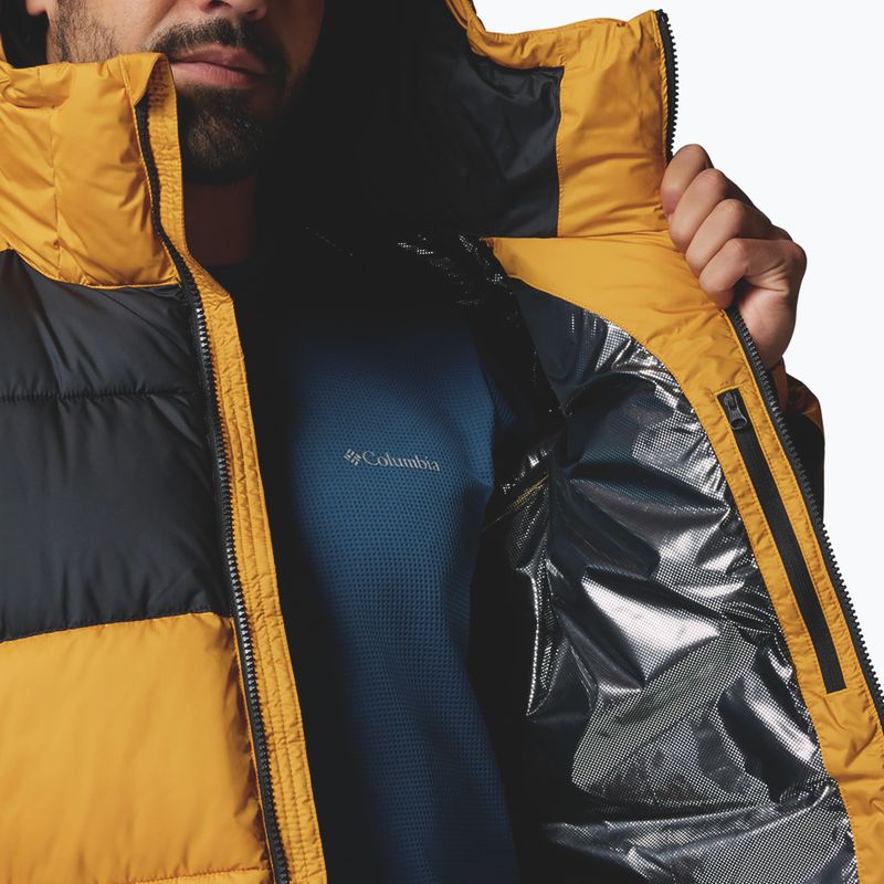 Pánská zateplená bunda Columbia Pike Lake II Hooded squash/black 8