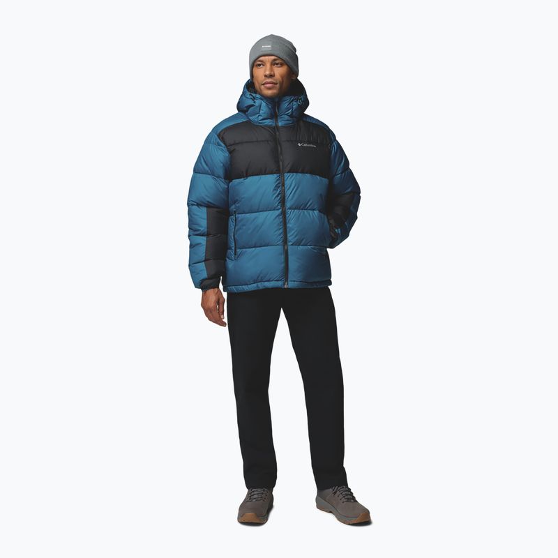 Pánská zateplená bunda Columbia Pike Lake II Hooded phoenix blue/black 2