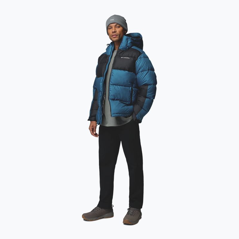Pánská zateplená bunda Columbia Pike Lake II Hooded phoenix blue/black 3