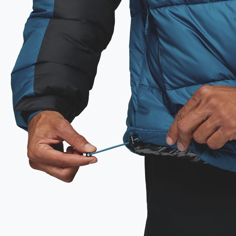 Pánská zateplená bunda Columbia Pike Lake II Hooded phoenix blue/black 10