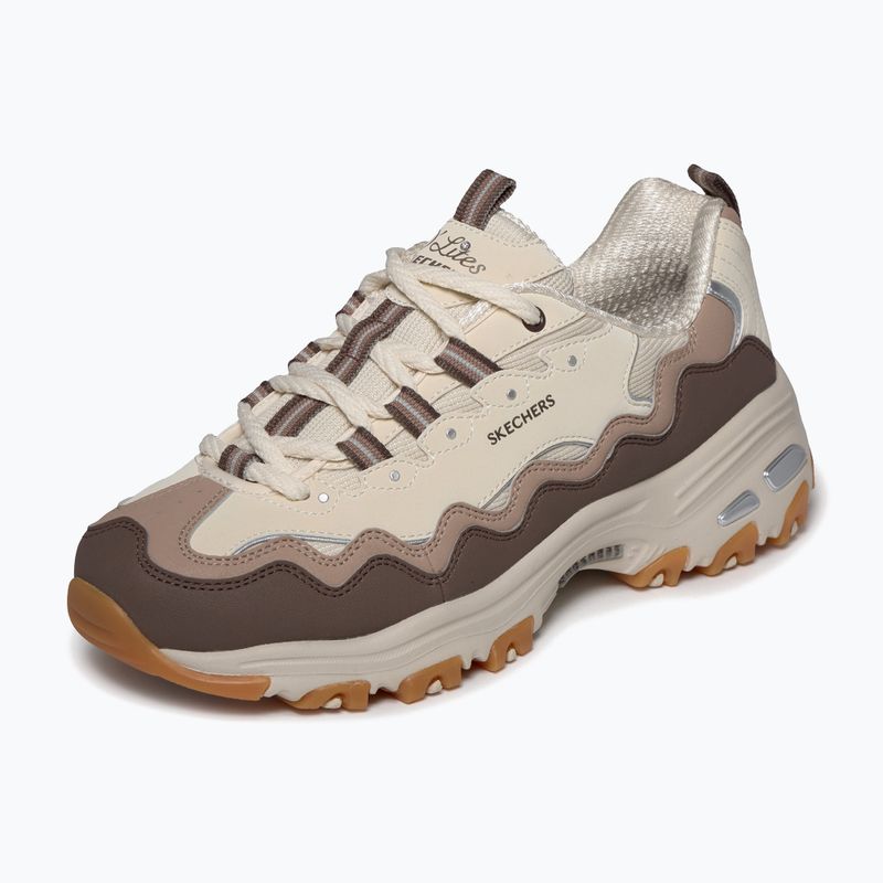 Dámské boty SKECHERS D'Lites Vintage Wave beige 4