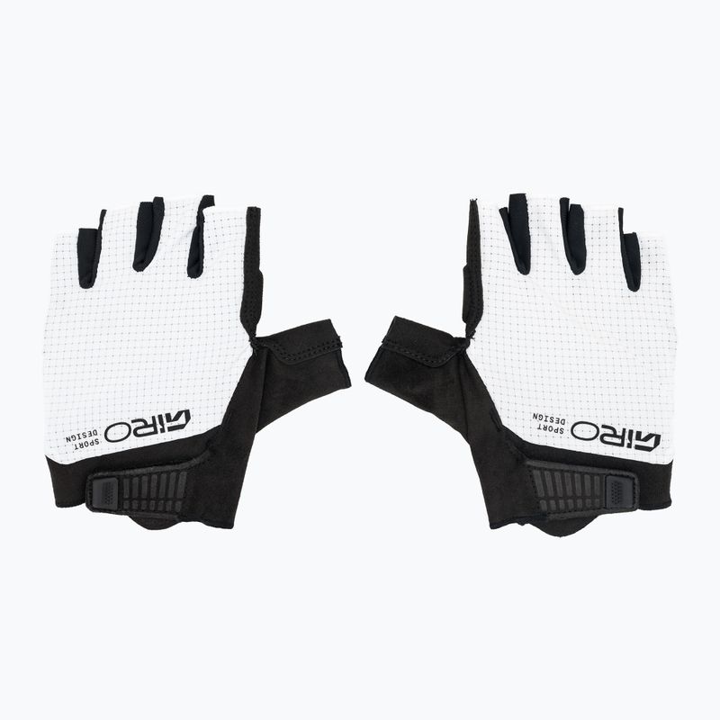 Pánské cyklistické rukavice Giro Bravo II Gel white 2