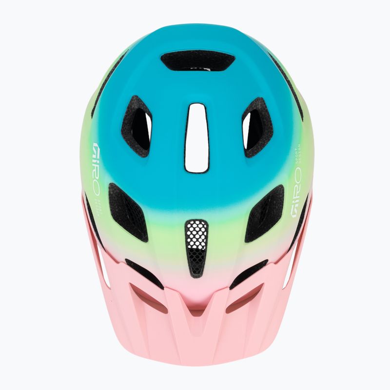 Dětská cyklistická helma Giro Tremor Child JR matte light pink/green fade 6