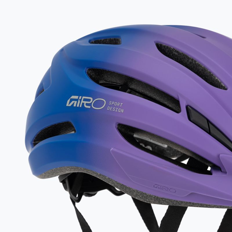 Dětská cyklistická helma Giro Register II matte purple haze/blue jewel fade 8
