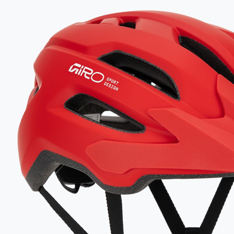 Cyklistická helma Giro Fixture II MIPS matte flame red 8