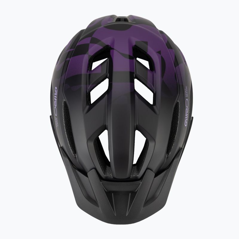 Cyklistická helma Giro Fixture II MIPS matte black/purple rush 6