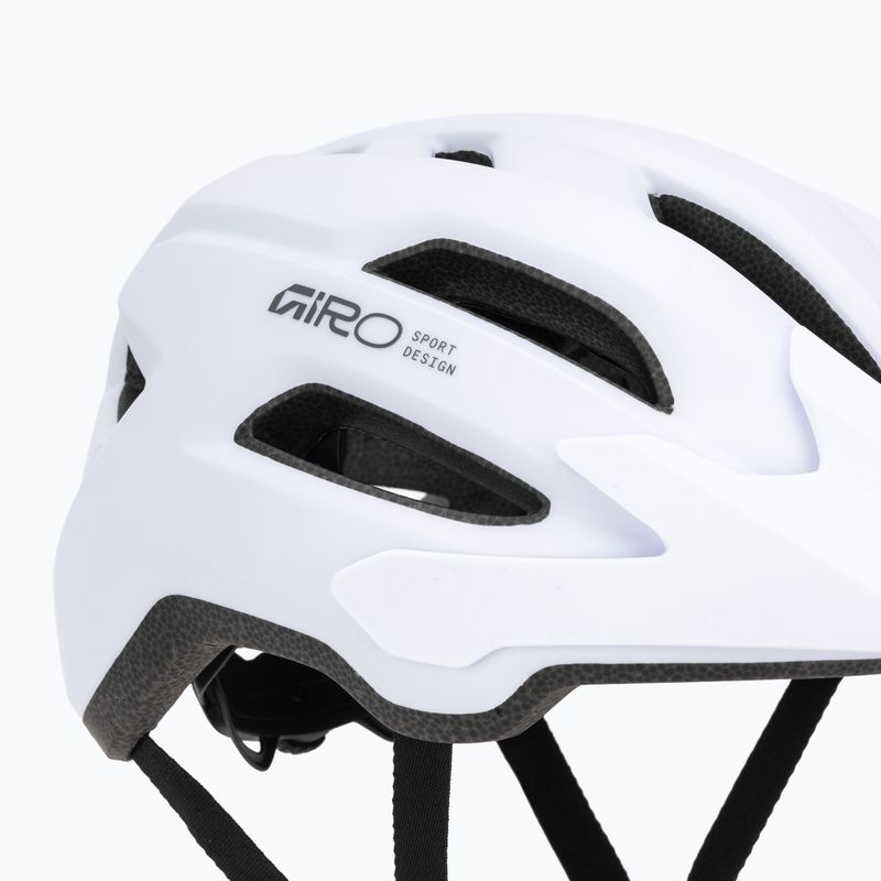 Cyklistická helma Giro Fixture II matte white/grey 8