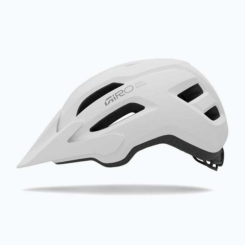 Cyklistická helma Giro Fixture II matte white/grey 2