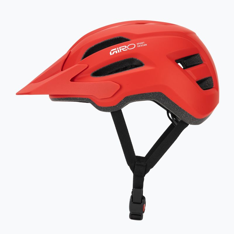 Cyklistická helma Giro Fixture II matte flame red 3