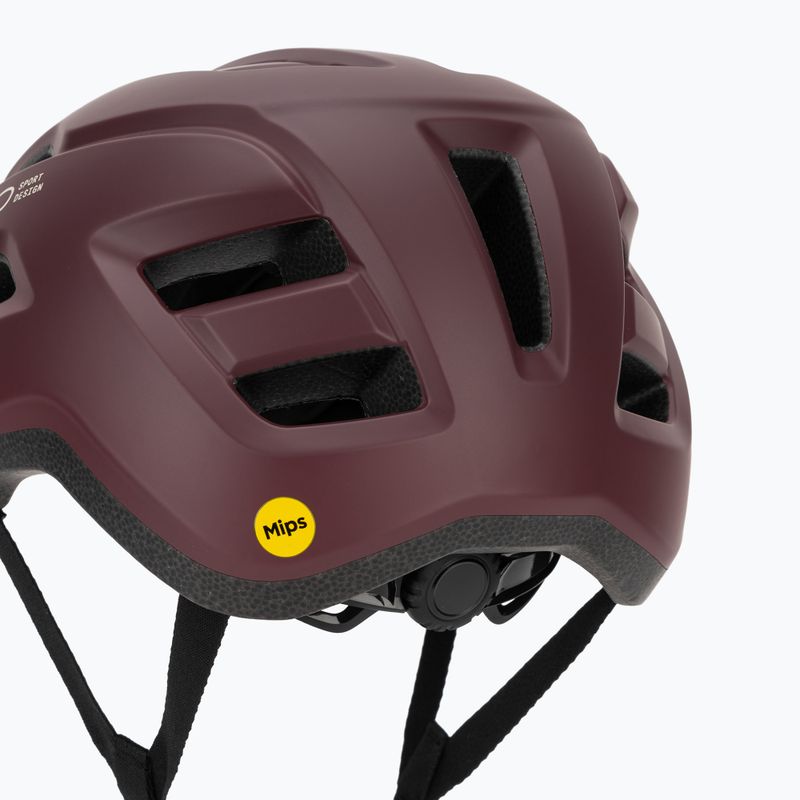 Cyklistická helma Giro Fixture II MIPS W matte maroon 7