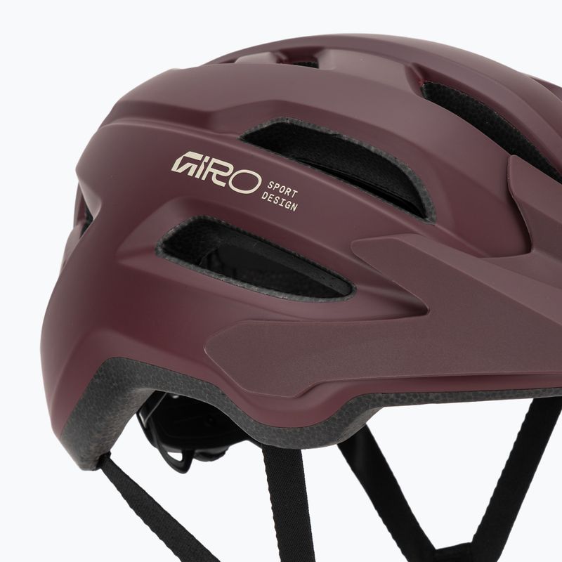 Cyklistická helma Giro Fixture II MIPS W matte maroon 8