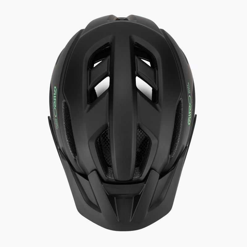 Dětská cyklistická helma Giro Fixture II MIPS matte black/vivid green 6