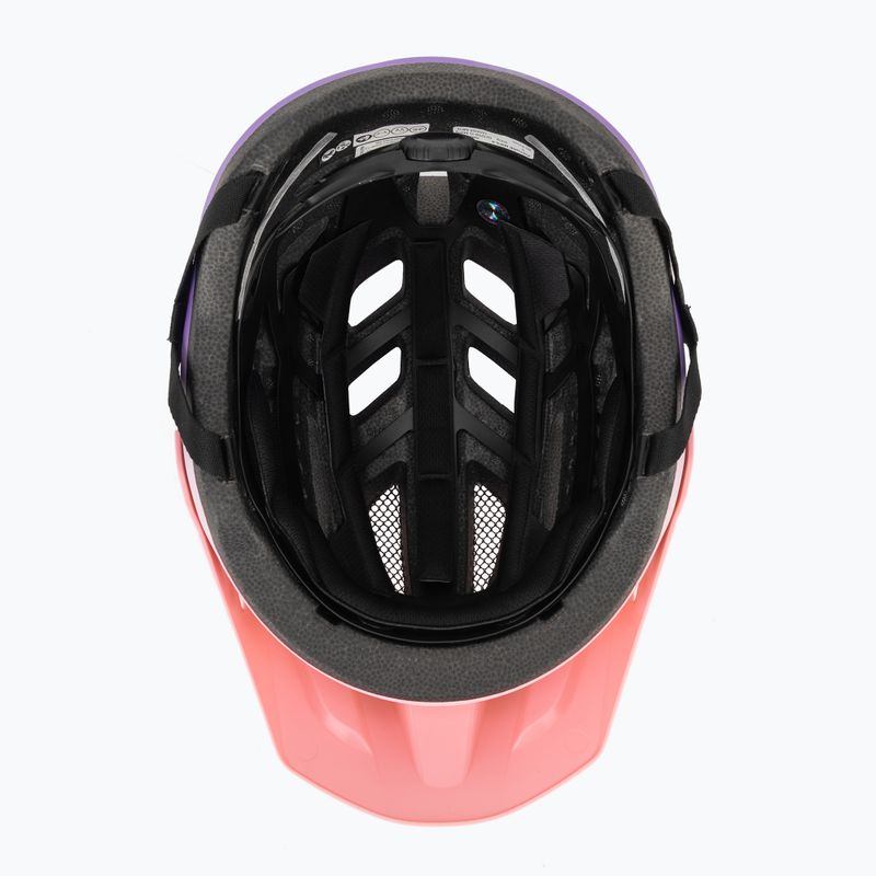 Dětská cyklistická helma Giro Fixture II MIPS matte light pink/purple fade 5