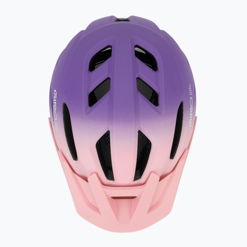Dětská cyklistická helma Giro Fixture II MIPS matte light pink/purple fade 6