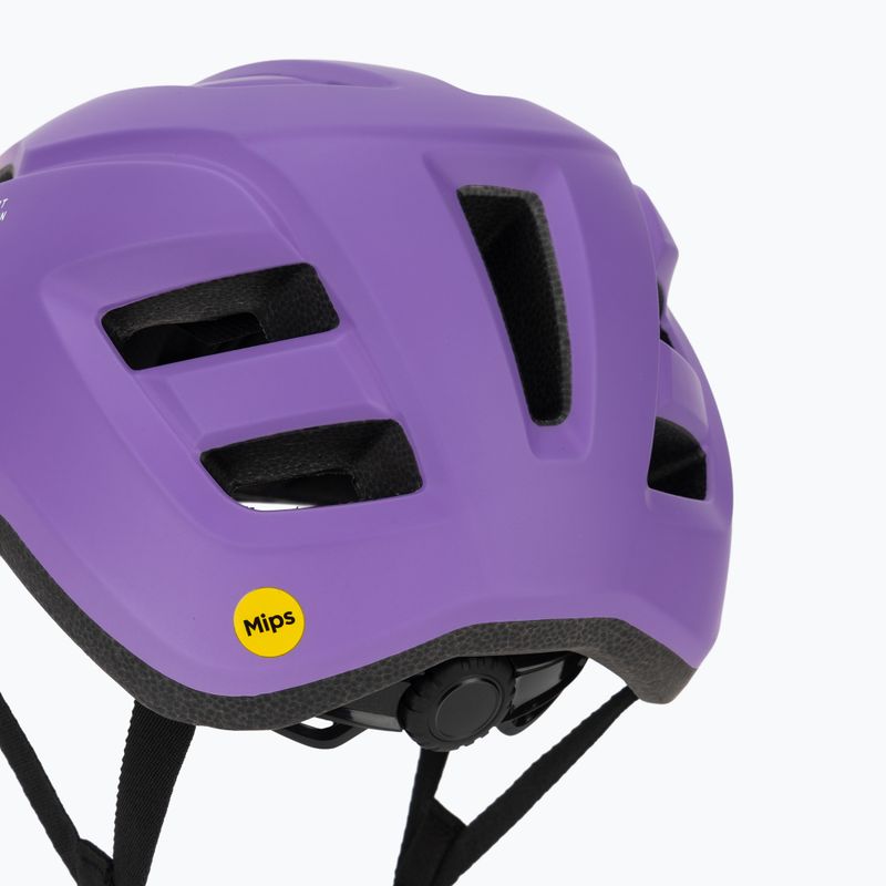 Dětská cyklistická helma Giro Fixture II MIPS matte light pink/purple fade 7