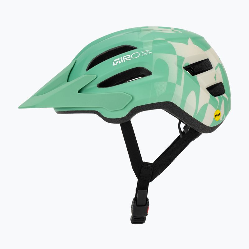 Dětská cyklistická helma Giro Fixture II MIPS matte green rush 3