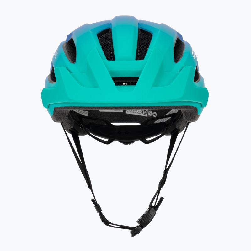 Dětská cyklistická helma Giro Fixture II matte aqua green/blue jewel fade 2