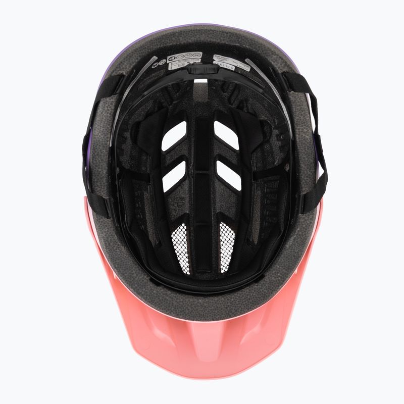Dětská cyklistická helma Giro Fixture II matte light pink/purple fade 5