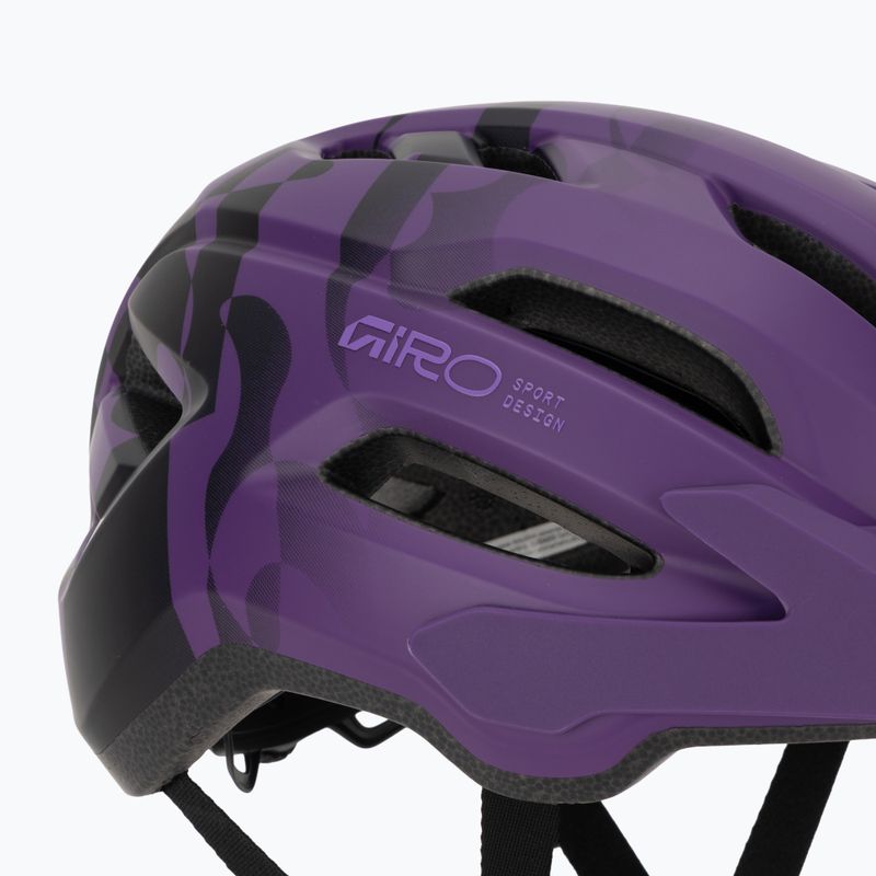 Dětská cyklistická helma Giro Fixture II matte purple rush 7