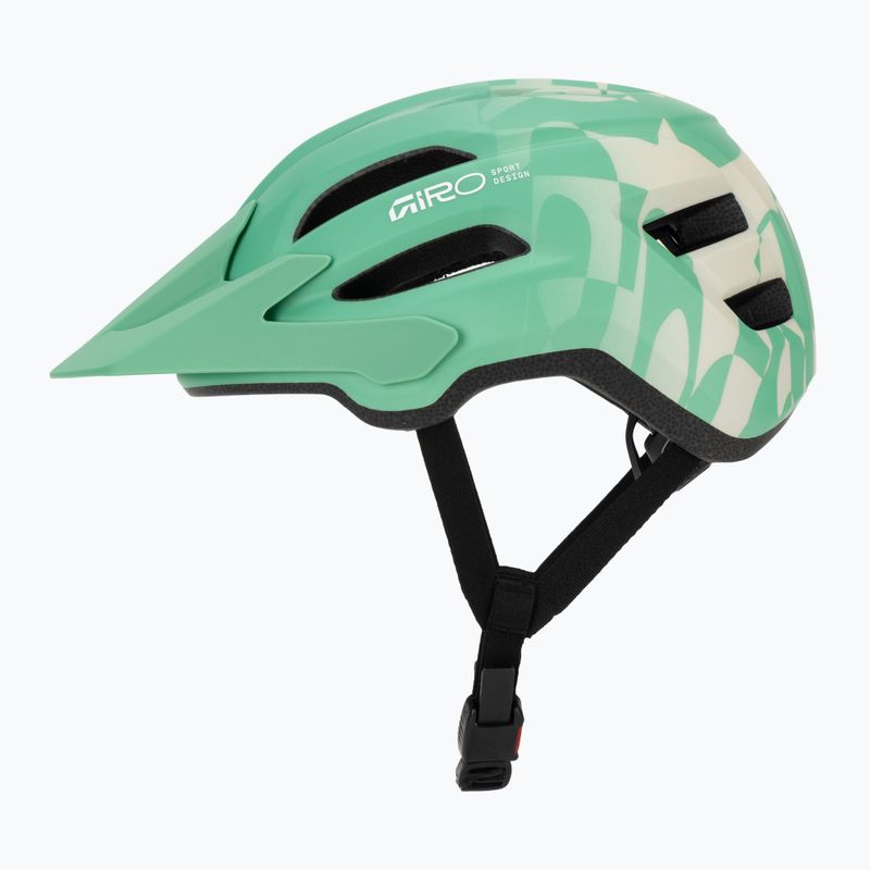 Dětská cyklistická helma Giro Fixture II matte green rush 3